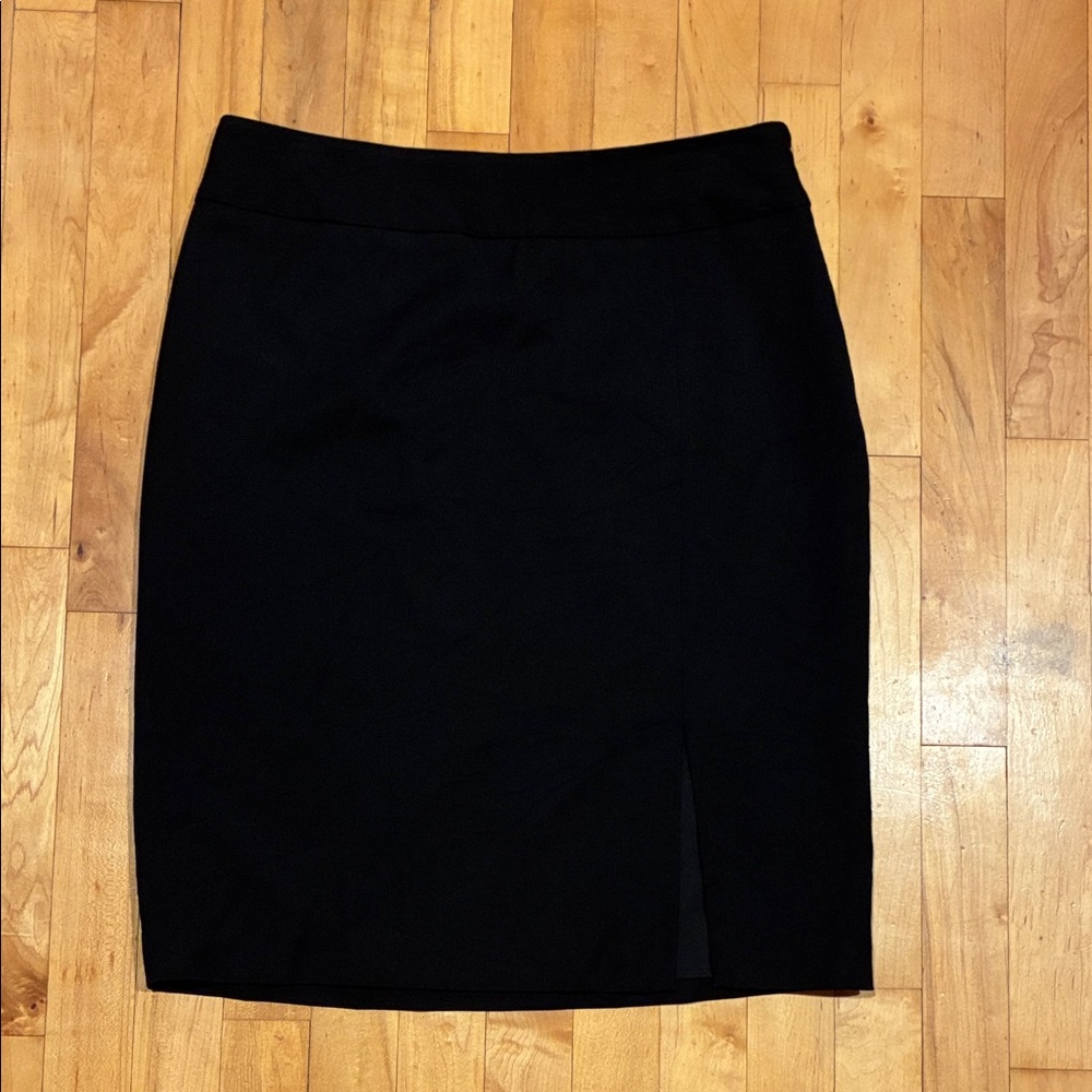 White House Black Market Elegant Black Pencil Skirt